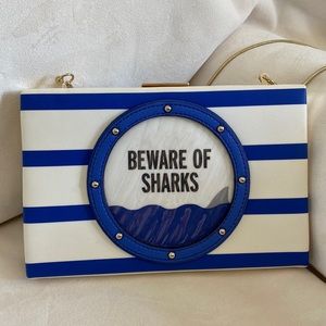 Kate Spade beware of sharks purse